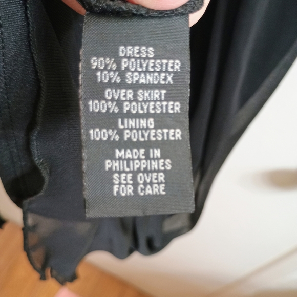 I.N. San Francisco Black Strapless Dress with Gold Accents - Picture 8 of 8